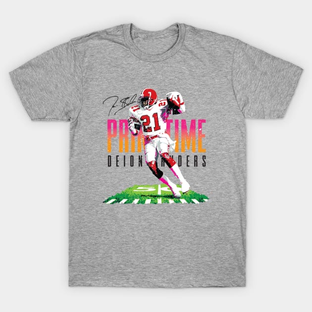 Deion Sanders Primetime Tee T-shirt T-Shirt by goderslim